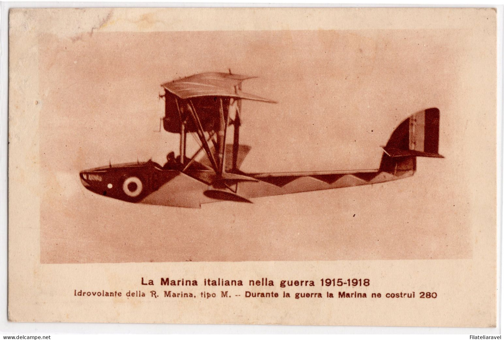 Ltr Cartolina Non Viaggiata  Stato Maggiore Foto Idrovolante - Marcofilía (Aviones)