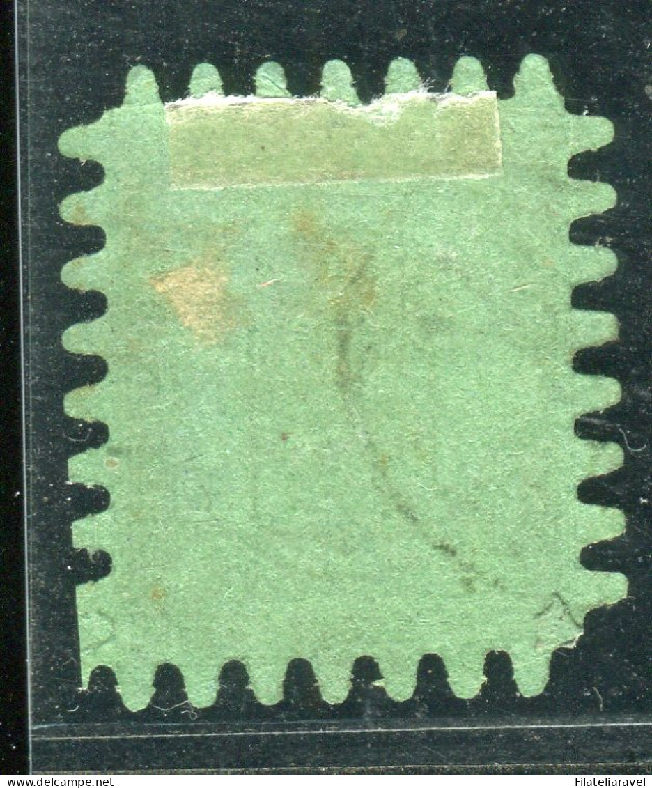 Us 1866-74 Finlandia - Armi Nazionali, 8 Pen Nero Su Verde Carta Normale (7) (280) - Usados