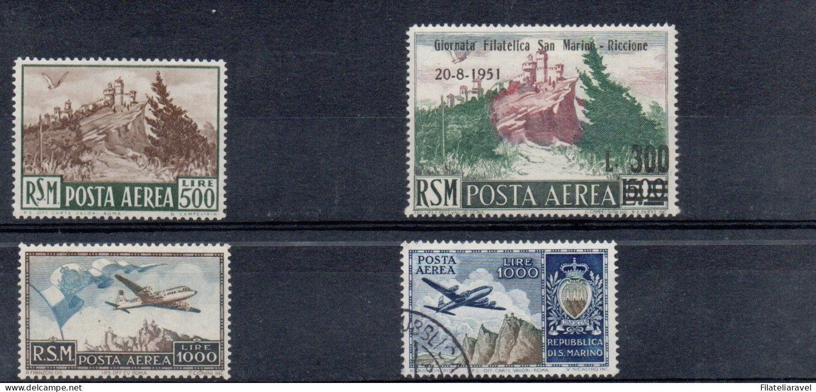 */us 1931/1961 - San Marino - Lotto Solo POSTA AEREA Primo Periodo,  Serie Nuove /usate (3.120) - Poste Aérienne