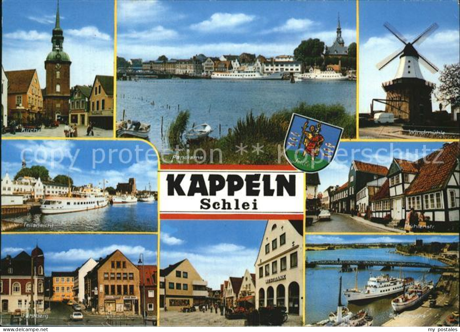 72489421 Kappeln Schlei Kirche Windmuehle Faehrberg Ellenberg - Kappeln / Schlei