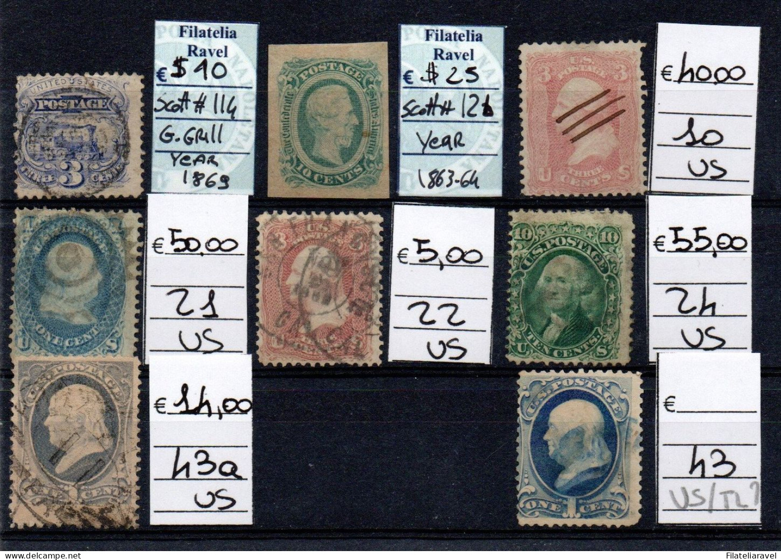 Us/* 1900/1915 - Stati Uniti  Lotticino Primo Periodo In Maggioranza Annullati (3.370) - Used Stamps
