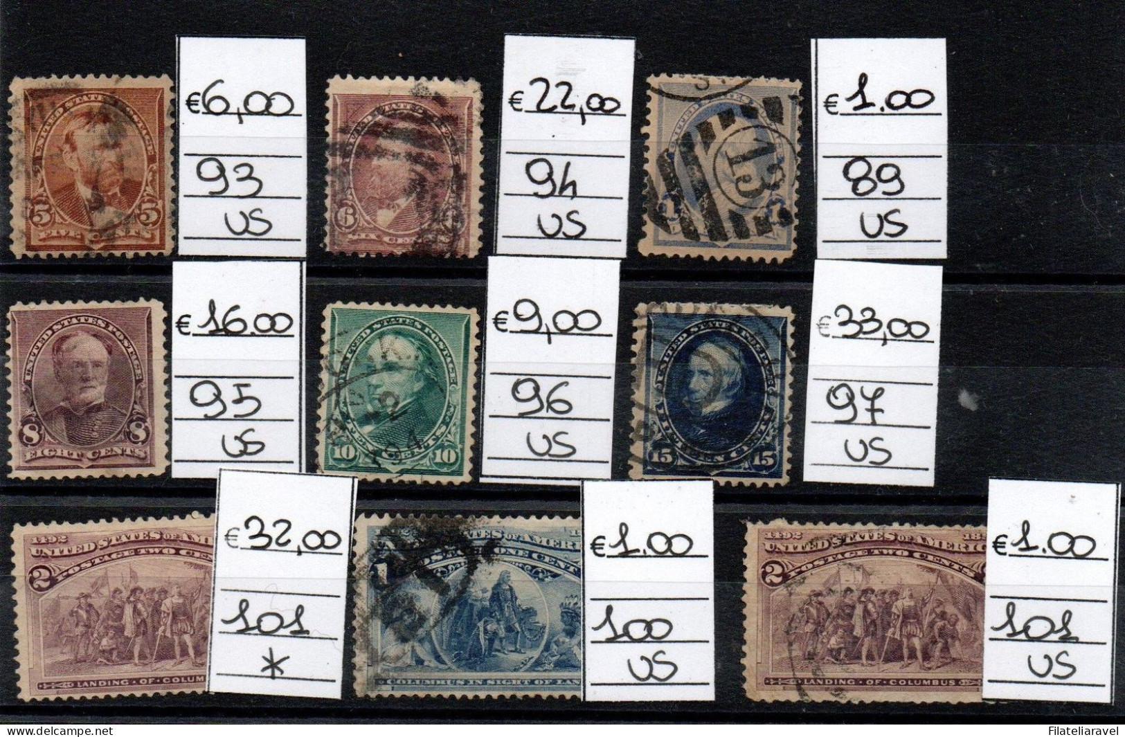 Us/* 1900/1915 - Stati Uniti  Lotticino Primo Periodo In Maggioranza Annullati (3.370) - Used Stamps