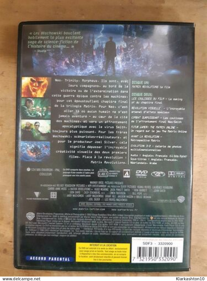 DVD JFilm - Matrix Révolution - Otros & Sin Clasificación