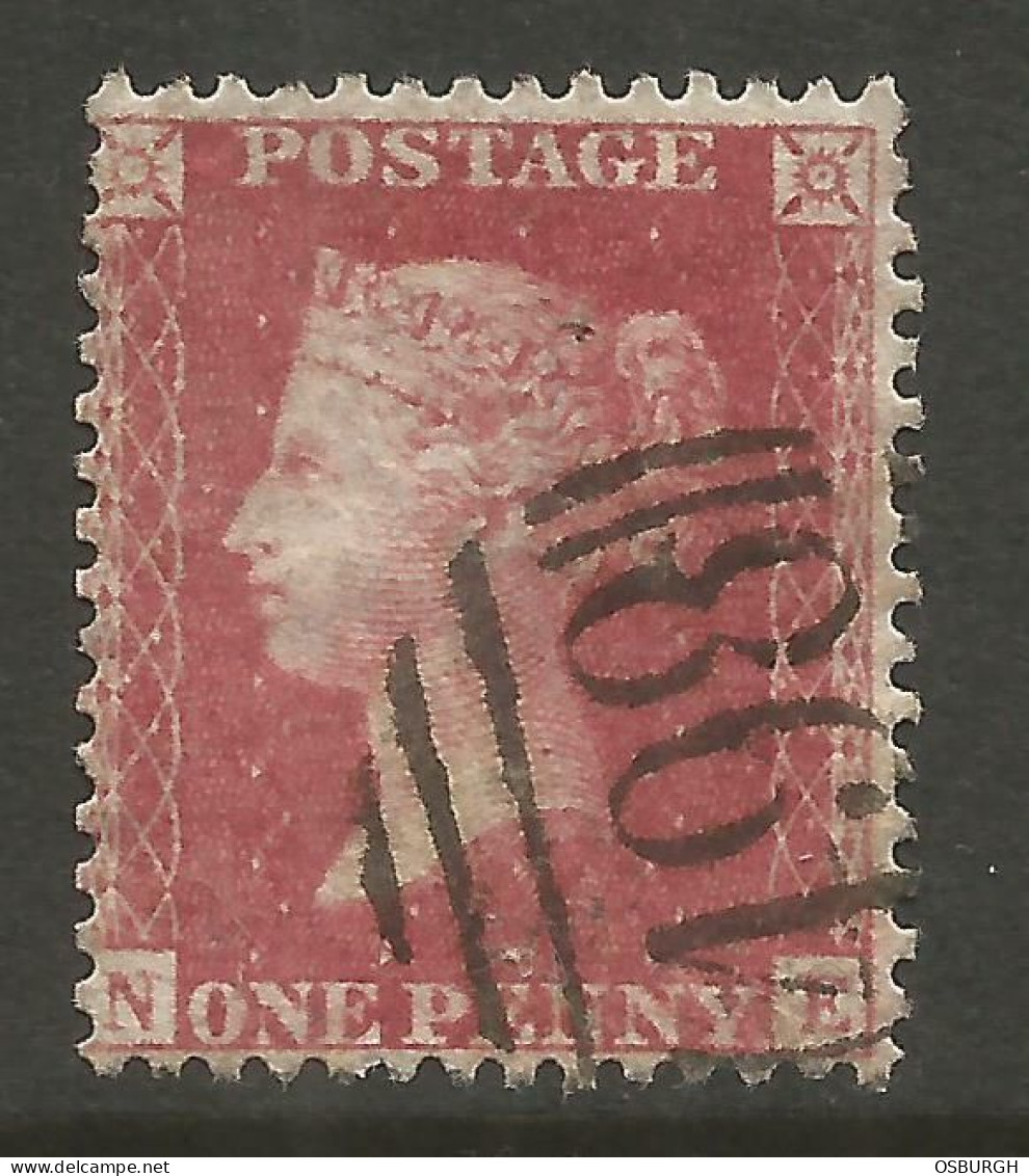 GREAT BRITAIN. QV. PENNY RED. NE. USED 198 NUMERAL POSTMARK. - Gebruikt