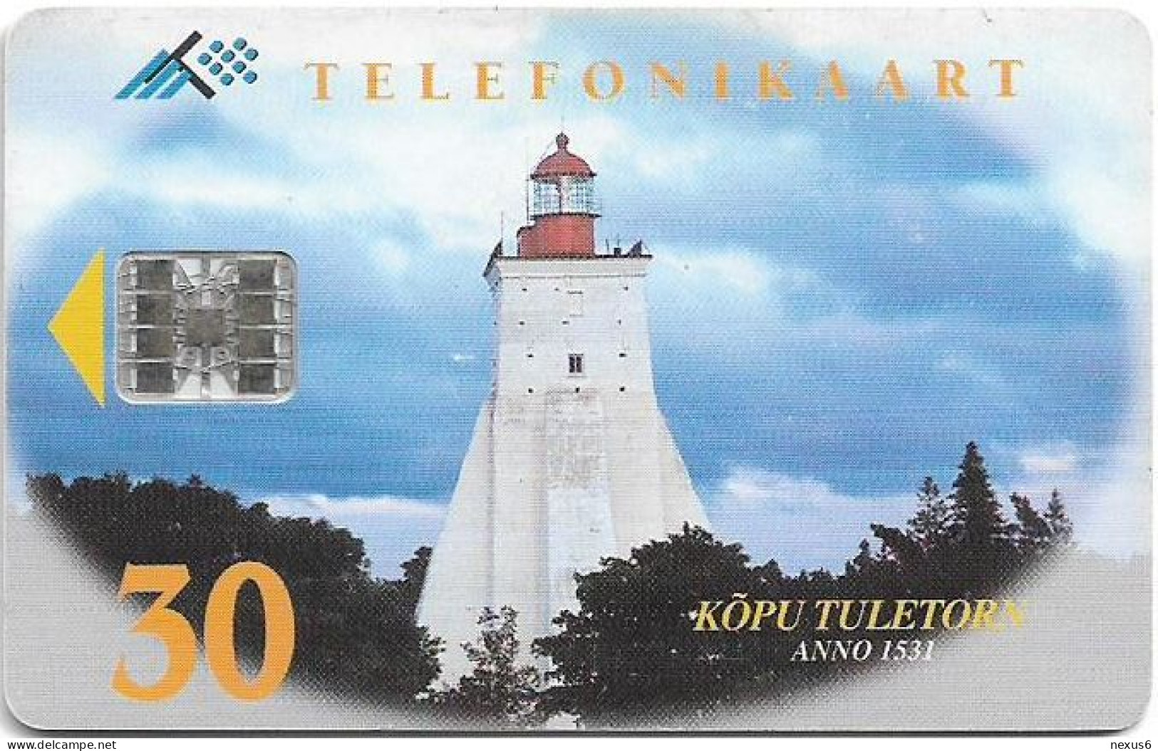 Estonia - Eesti Telefon - Kõpu Lighthouse - 05.1996, 20.000ex, Used - Estonia