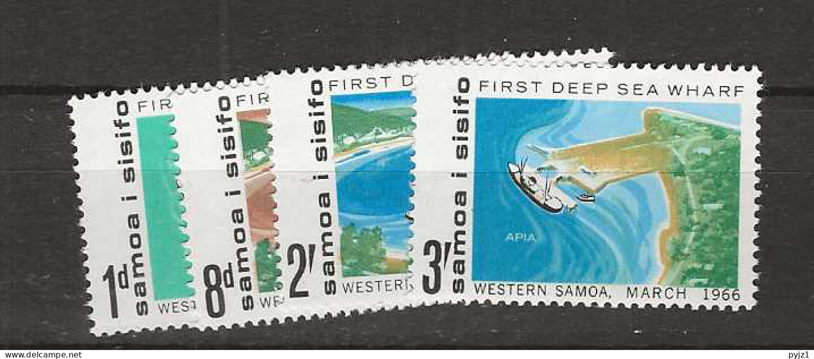 1966 MNH Samoa Mi 137-40 Postfris** - Samoa