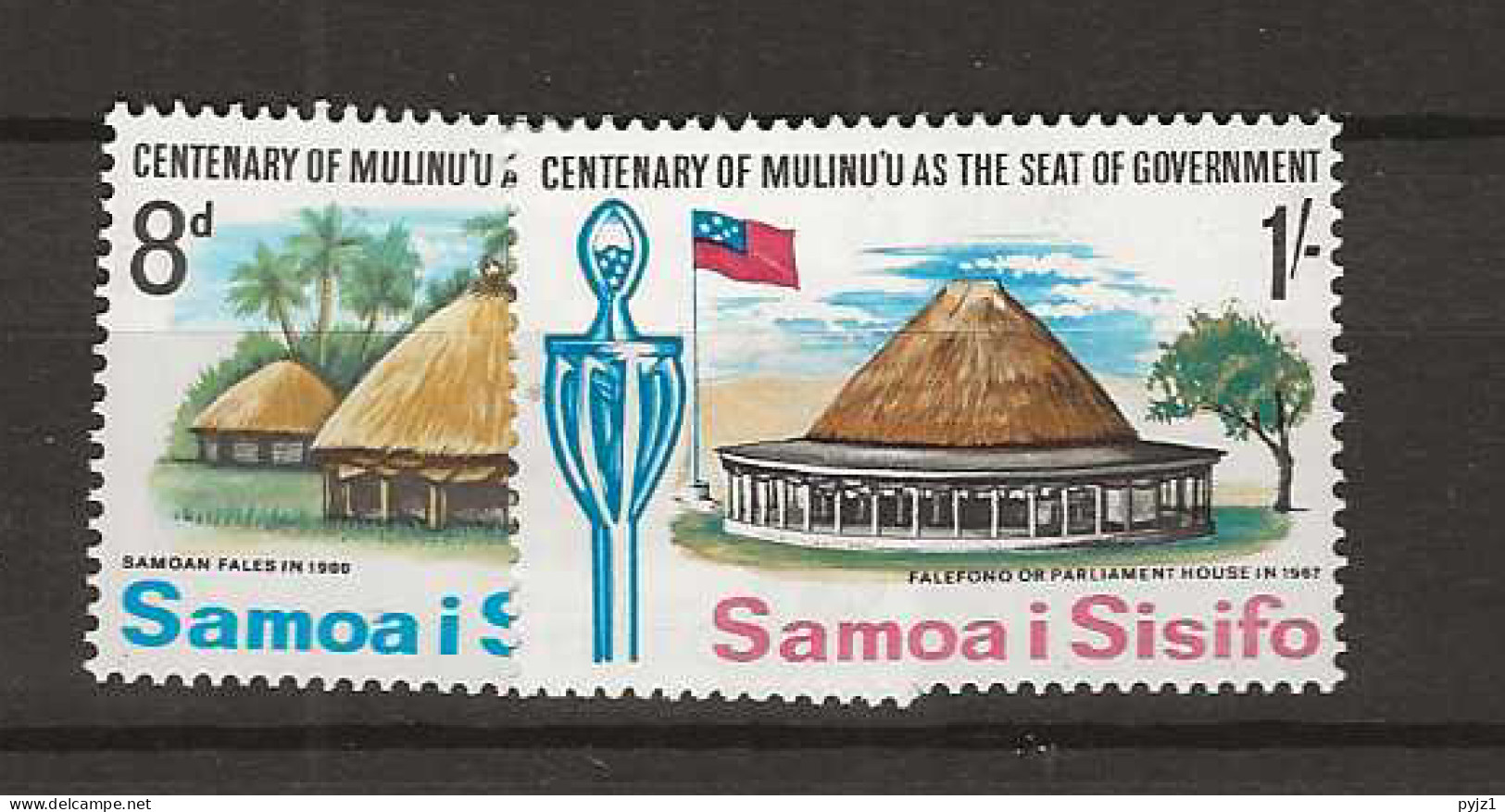 1966 MNH Samoa Mi 150-51 Postfris** - Samoa