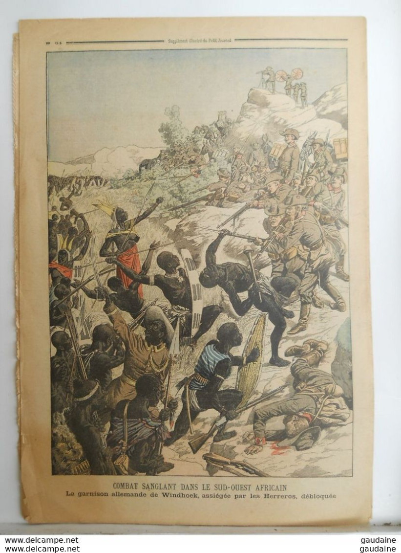 Le Petit Journal N°692 - 21 Février 1904 - GUERRE RUSSIE-JAPON PORT ARTHUR - COMBAT A WINDHOEK GARNISON ALLEMANDE - Le Petit Journal