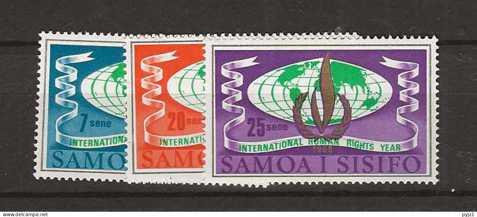 1966 MNH Samoa Mi 182-84 Postfris** - Samoa