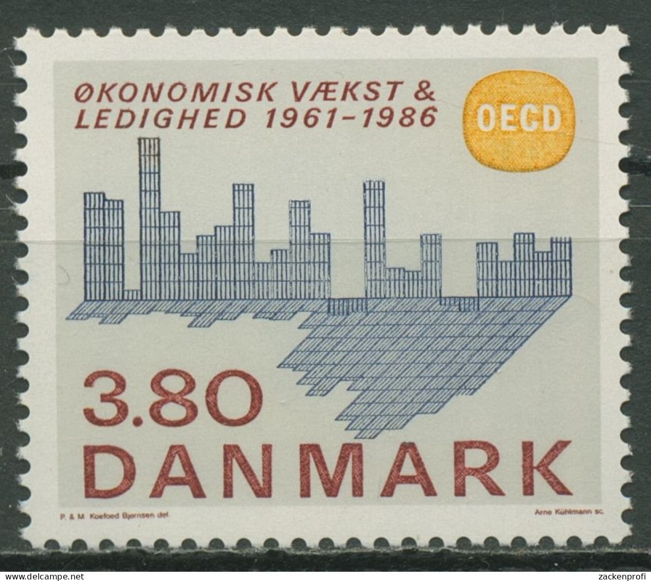 Dänemark 1986 Wirtschaftliche Zusammenarbeit OECD 887 Postfrisch - Neufs