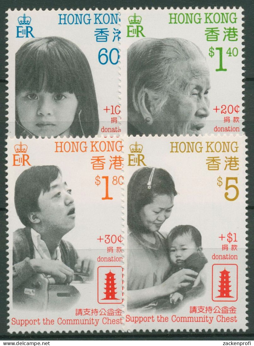 Hongkong 1988 Wohltätigkeitsorganisationen 551/54 Postfrisch - Nuovi