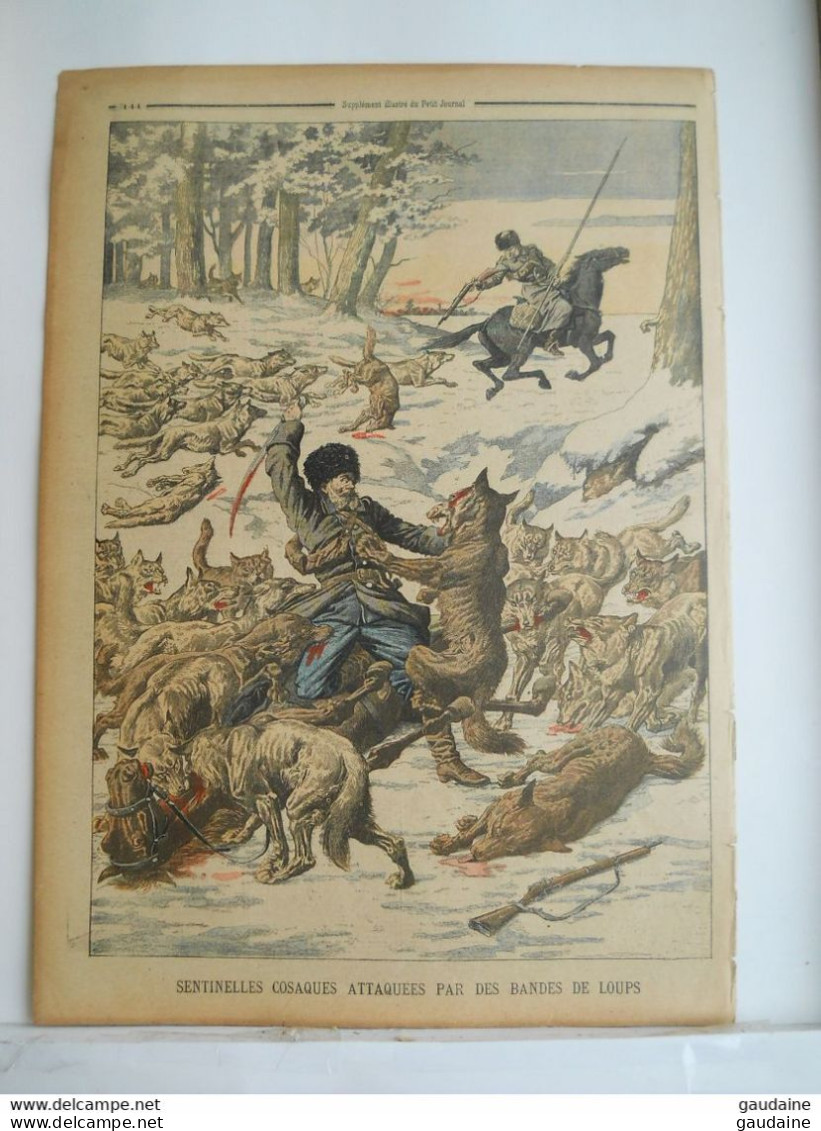 LE PETIT JOURNAL N°702 - 1ER MAI 1904 - LA FRANCE ET L'ITALIE : ARRIVEE DU PRESIDENT LOUBET A ROME - COSAQUES LOUPS - Le Petit Journal