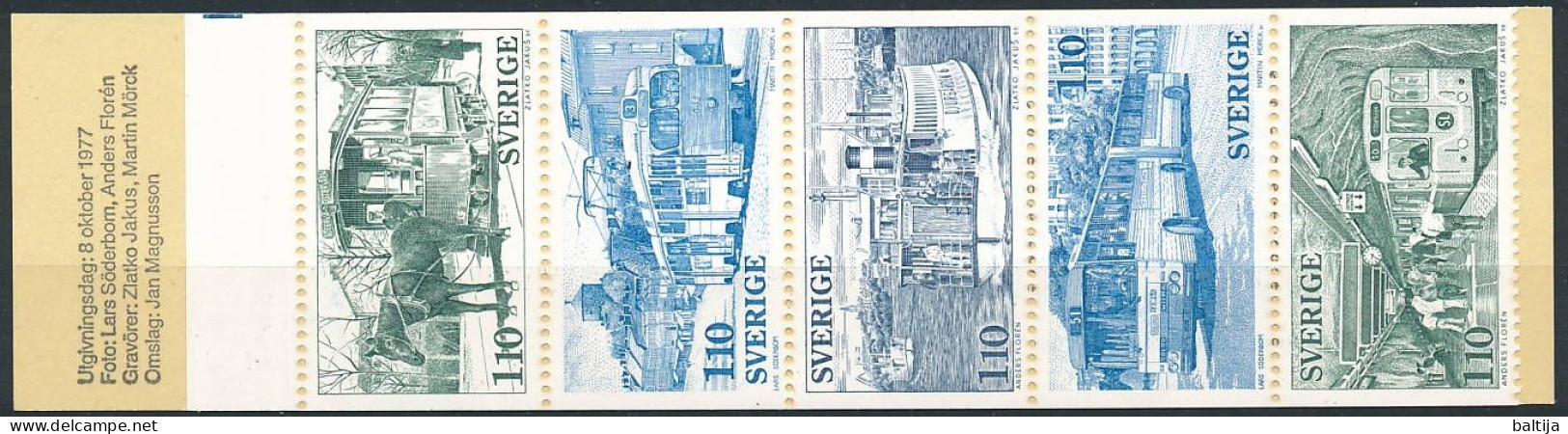 H.302 Booklet ** MNH / Public Transport, Horse Tram, Ferry, Bus, Subway - Andere (Aarde)