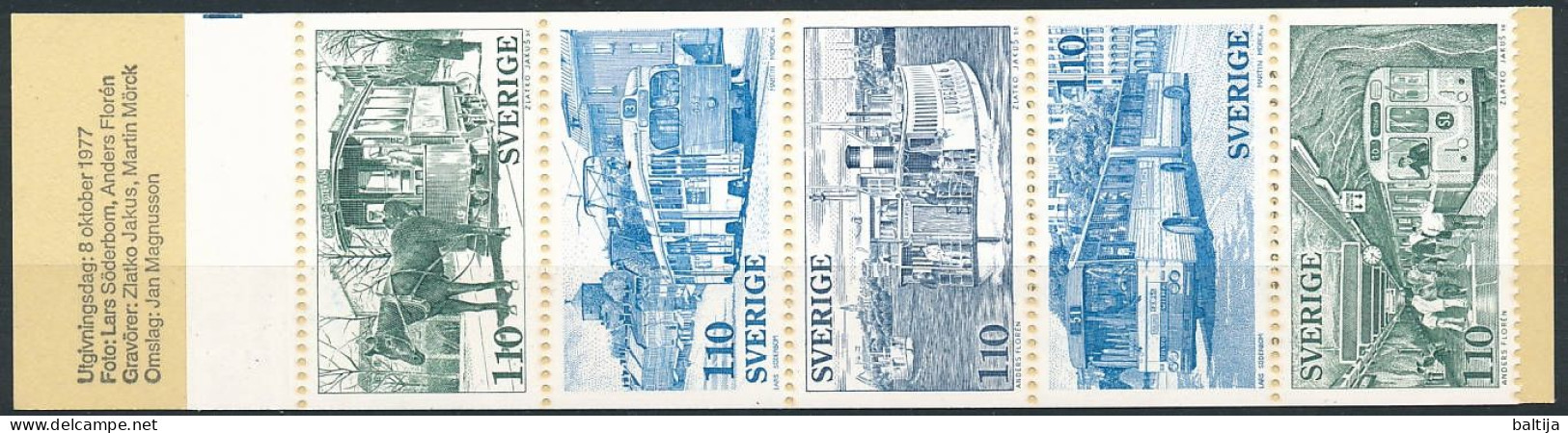 H.302 Booklet ** MNH / Public Transport, Horse Tram, Ferry, Bus, Subway - Autres (Terre)