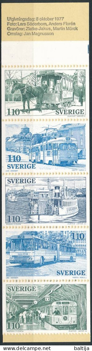 H.302 Booklet ** MNH / Public Transport, Horse Tram, Ferry, Bus, Subway - Other (Earth)