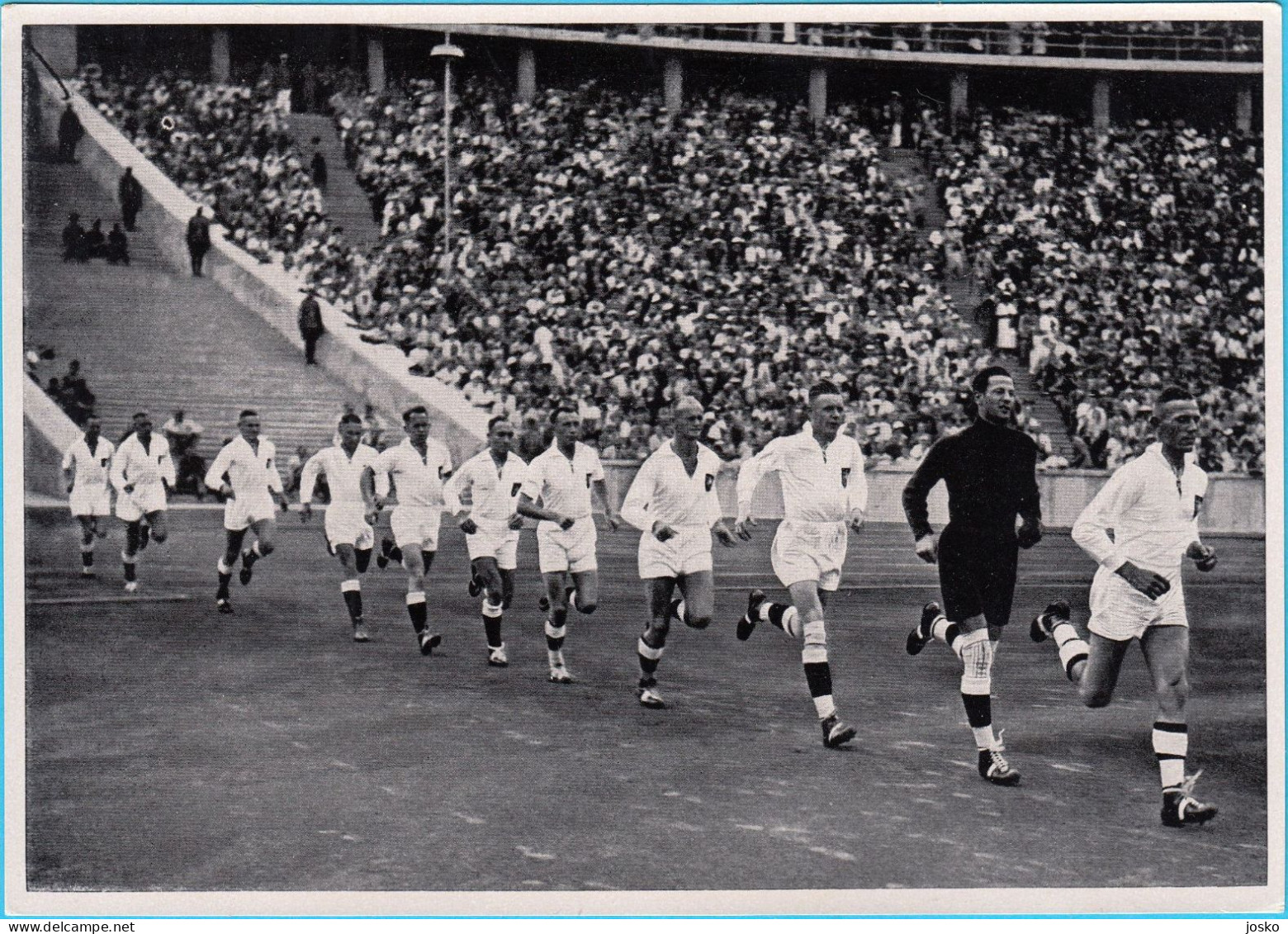 OLYMPIC GAMES BERLIN 1936 - GERMAN HANDBALL TEAM IN FINAL MATCH (Gold Medalist) * Pallamano Balonmano - Tarjetas