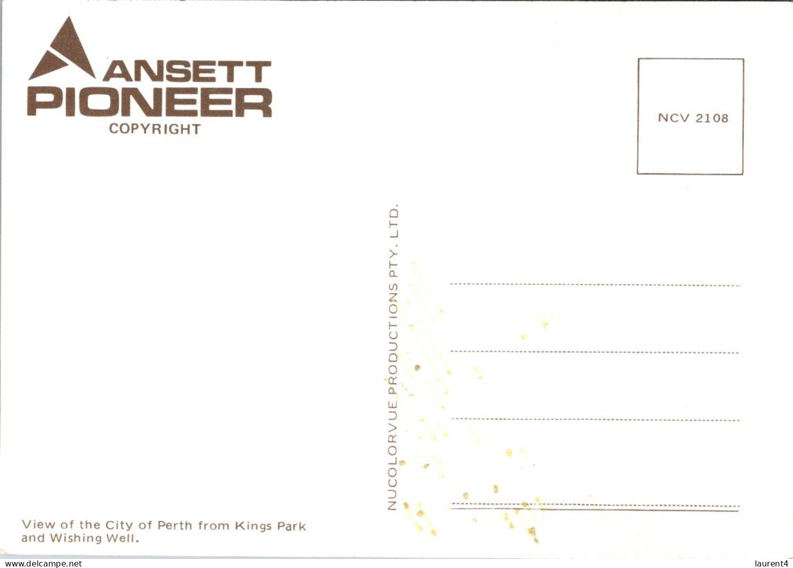 9-3-2024 (2 Y 31) Australia - WA - Enjoy WA (Perth) With ANSETT Pioneer - Perth