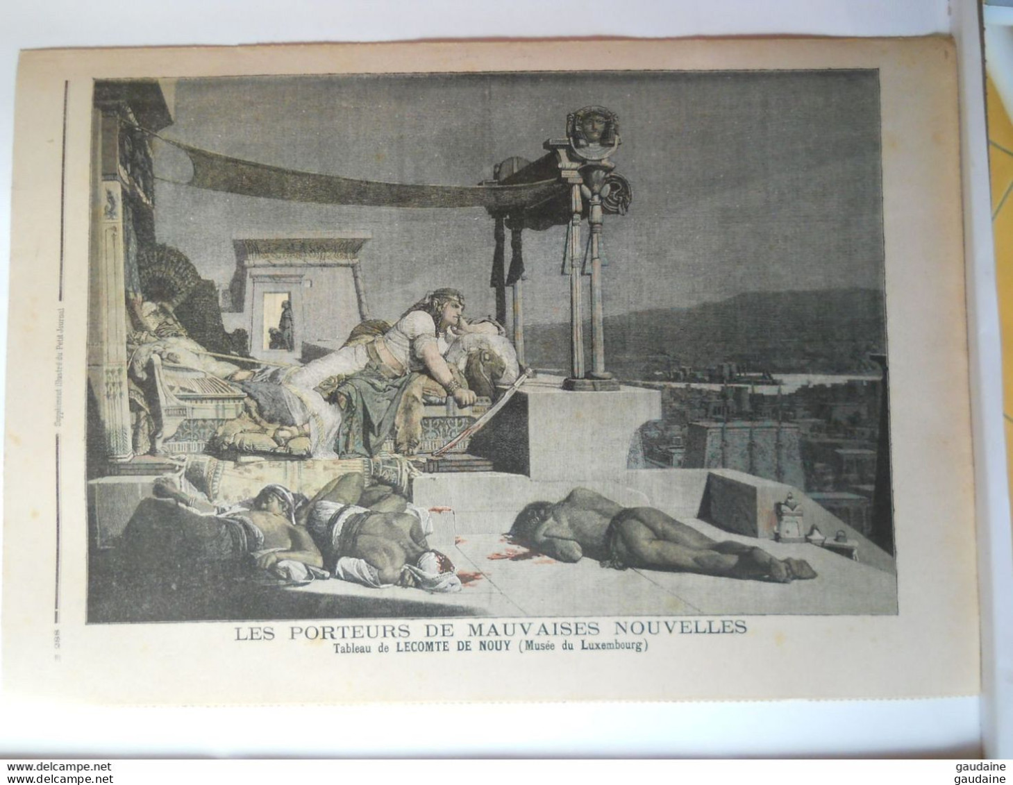 LE PETIT JOURNAL N°720 - 4 SEPTEMBRE 1904 - COTE DU LIAO-TOUNG : CADAVRES DE MARINS RUSSES RECUEILLIS PAR LES JAPONAIS - Le Petit Journal