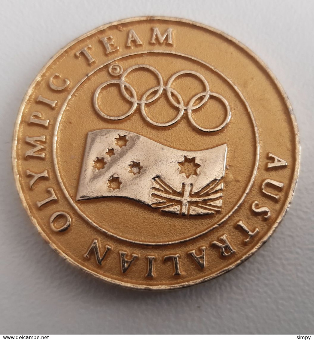 AUSTRALIA Olympic Games Sydney 2000 -  Medallion Token Gold Medallist N. Cook / K. Pottharst - Uniformes Recordatorios & Misc