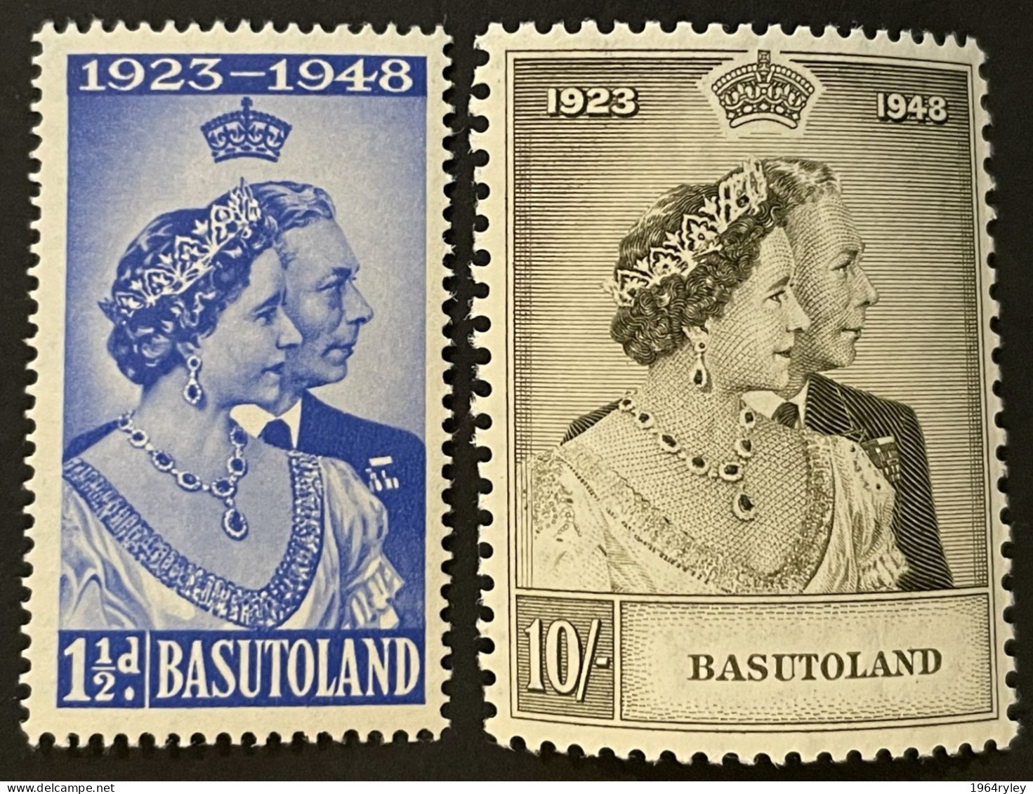 BASUTOLAND - MnH** - 1948 - # 36/37 - 1933-1964 Kolonie Van De Kroon