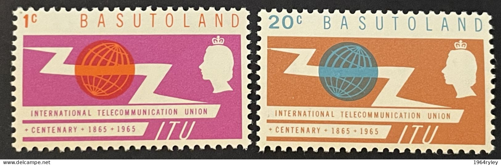 BASUTOLAND - MnH** - 1965 - # 101/102 - 1933-1964 Kronenkolonie