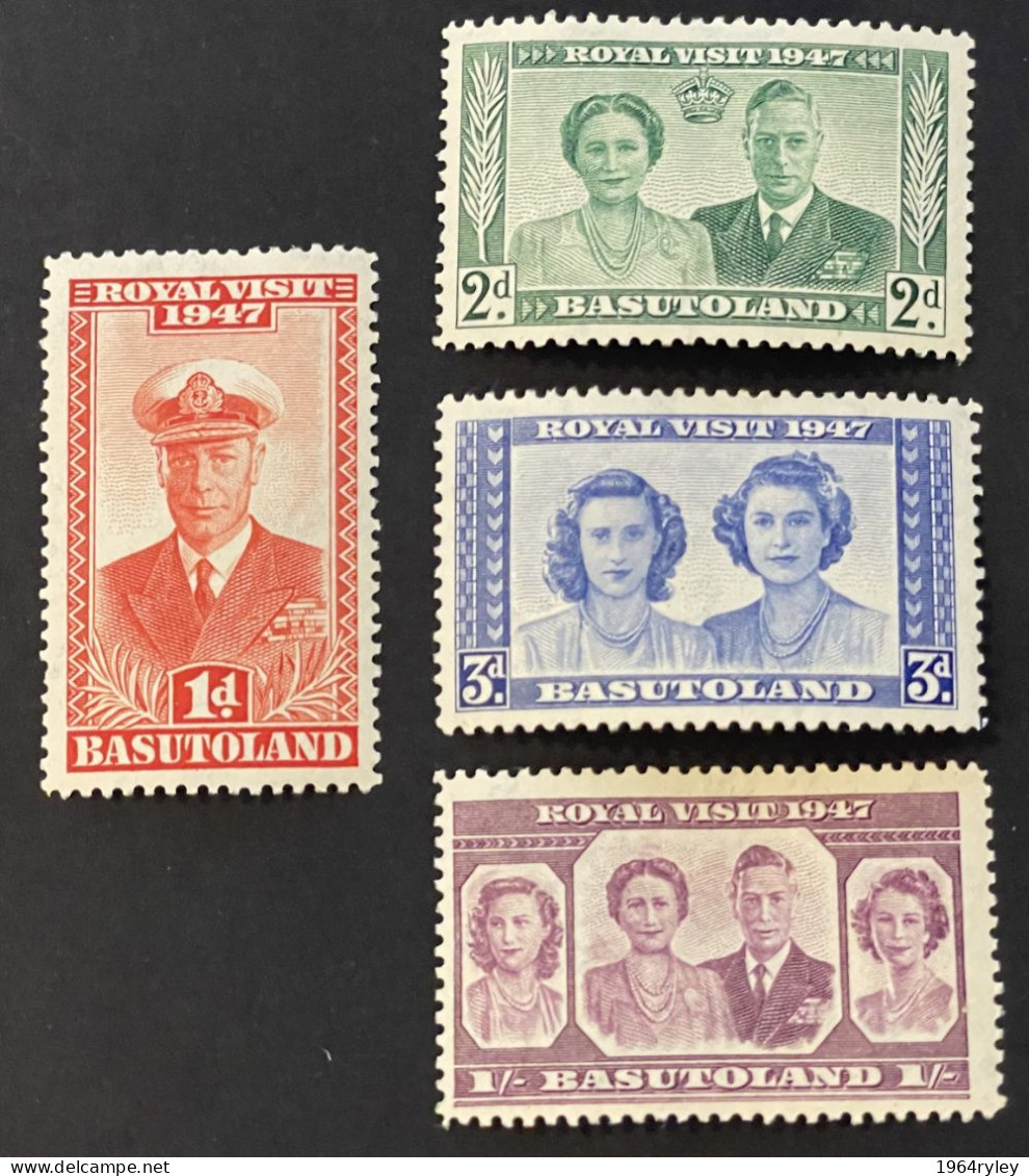 BASUTOLAND - MH* - 1947 - # 32/35 - 1933-1964 Kolonie Van De Kroon