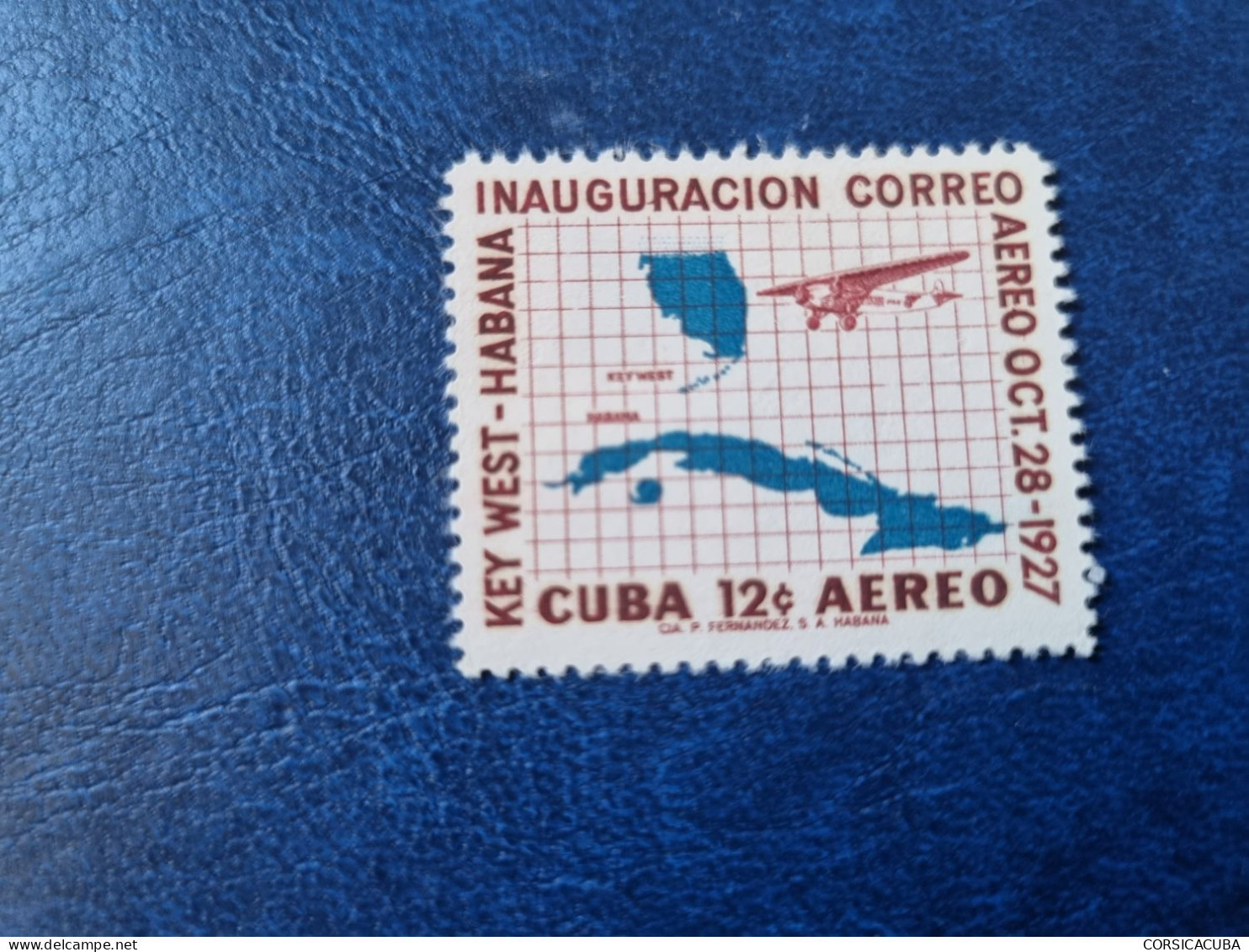 CUBA  NEUF  1957   PRIMER  CORREO  AEREO  INTERNACIONAL  //  PARFAIT  ETAT  //  1er  CHOIX  // - Ongebruikt