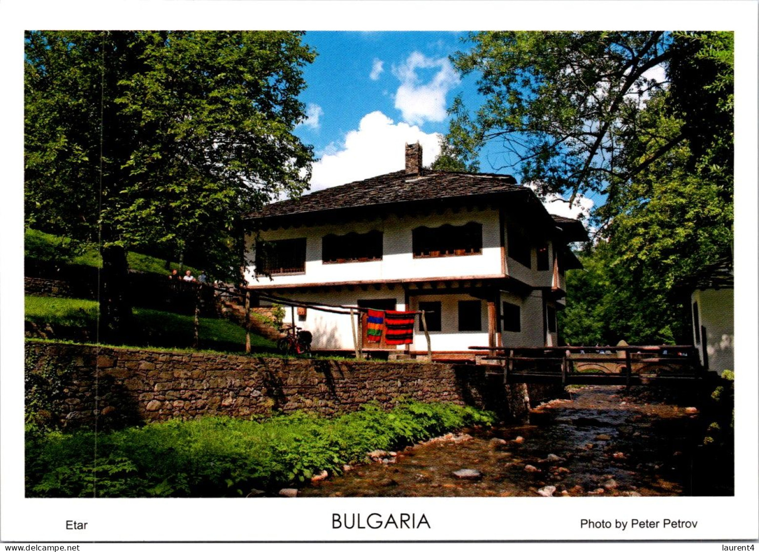 9-3-2024 (2 Y 32) Bulgaria - House & Bridge Near River (posted To Australia 2024 = But Not Postmark) - Bulgarien