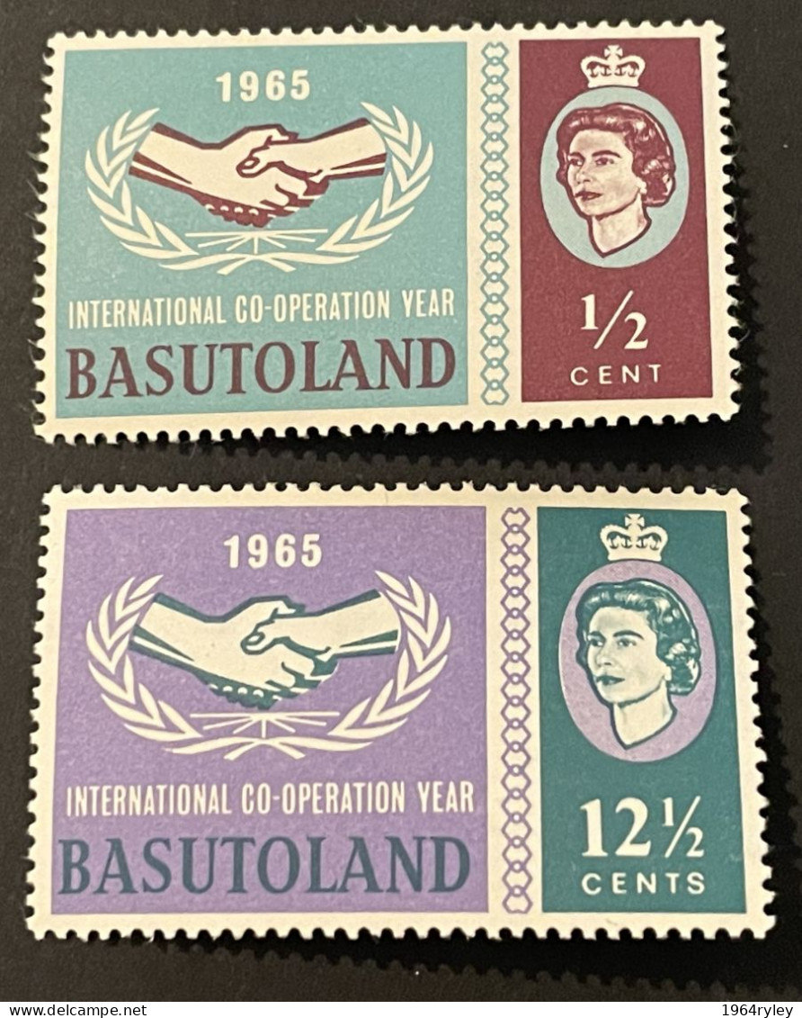 BASUTOLAND - MH* - 1965 - #  97/98 - 1933-1964 Kolonie Van De Kroon