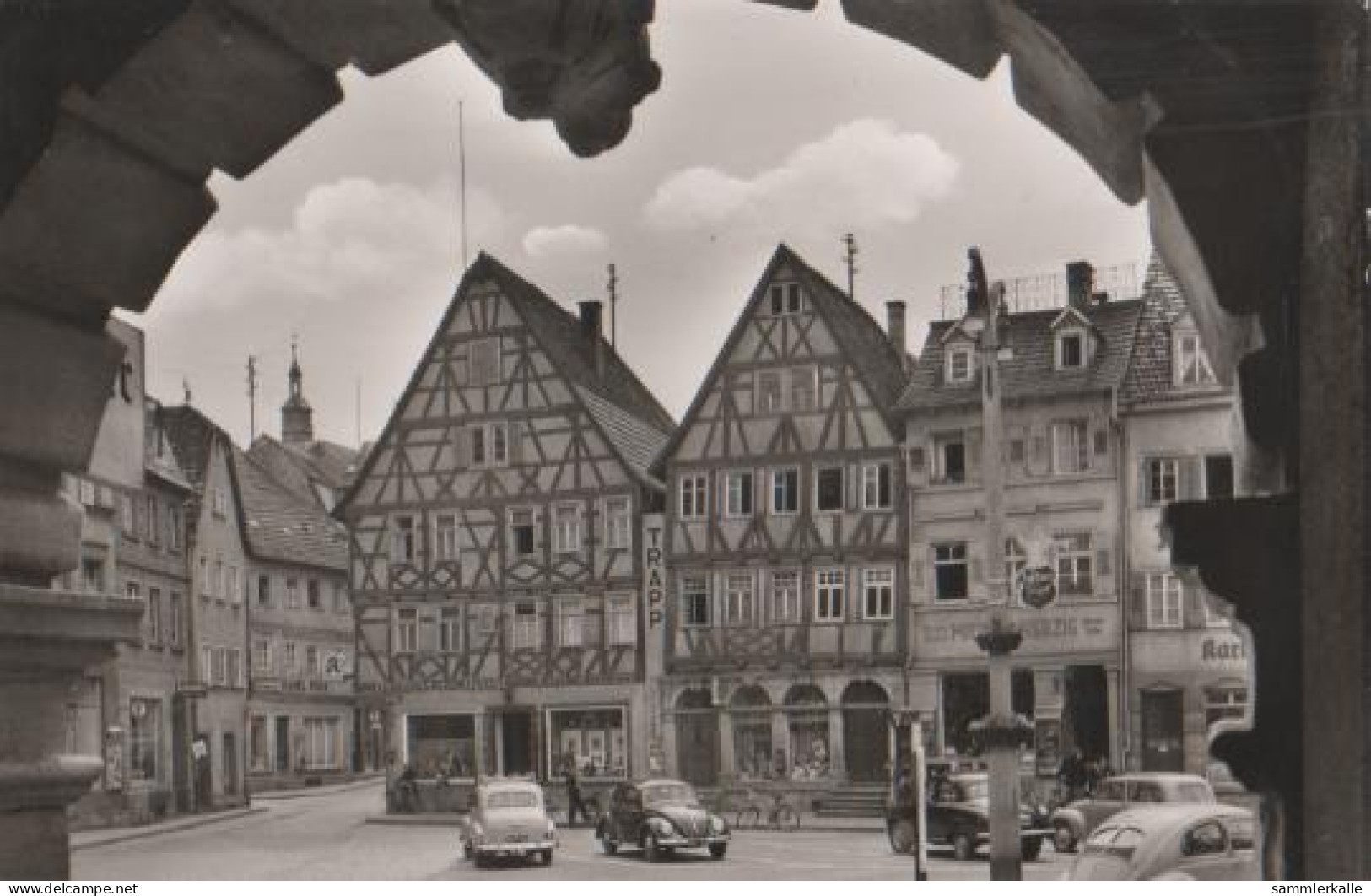 18193 - Tauberbischofsheim - Marktplatz - 1957 - Tauberbischofsheim