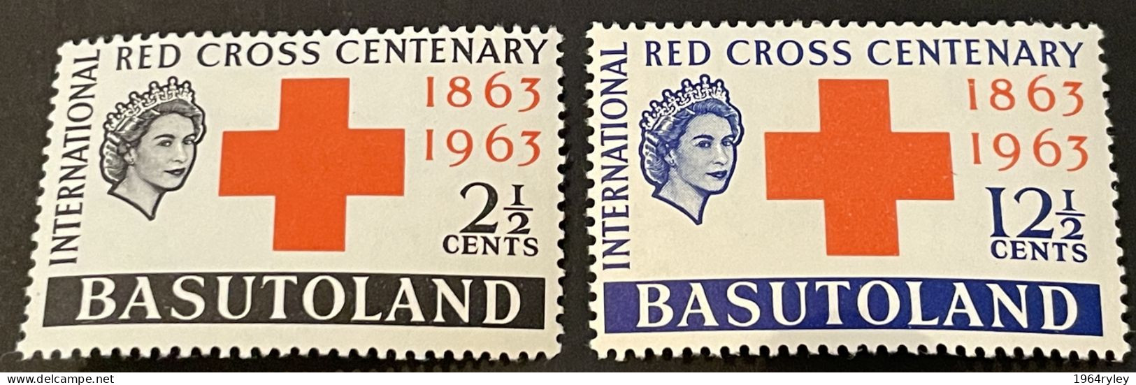 BASUTOLAND - MH* - 1963 - #  84/85 - 1933-1964 Crown Colony