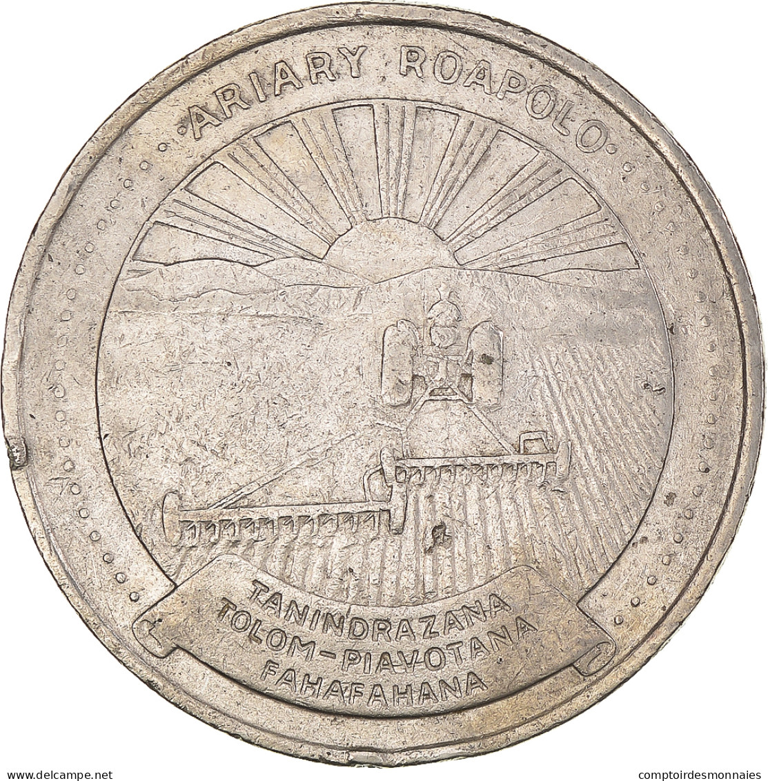 Monnaie, Madagascar, 20 Ariary, 1978, British Royal Mint, TTB, Nickel, KM:14 - Madagaskar