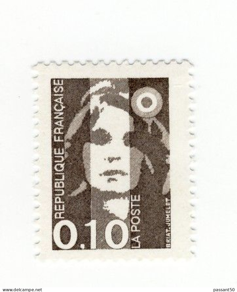 Briat 0.10fr YT 2617a  Sans Phospho. Pas Courant, Voir Le Scan. Cote YT : 20 €, Maury N° 2617b : 20 €. - Unused Stamps