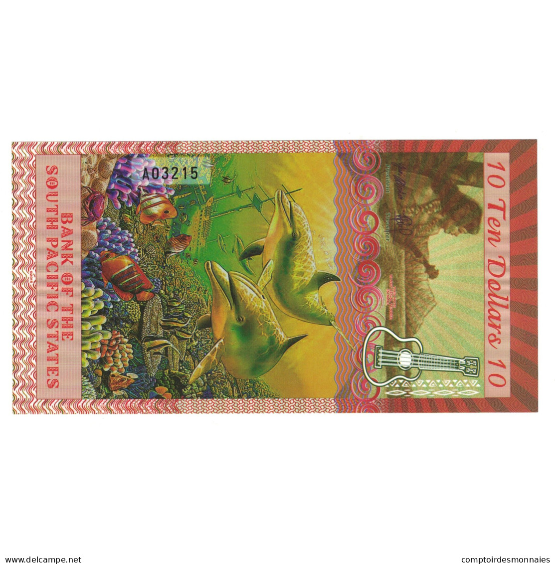 Billet, États-Unis, 10 Dollars, 2015, 2015-03-22, MAUI PACIFIC STATES, NEUF - Zu Identifizieren