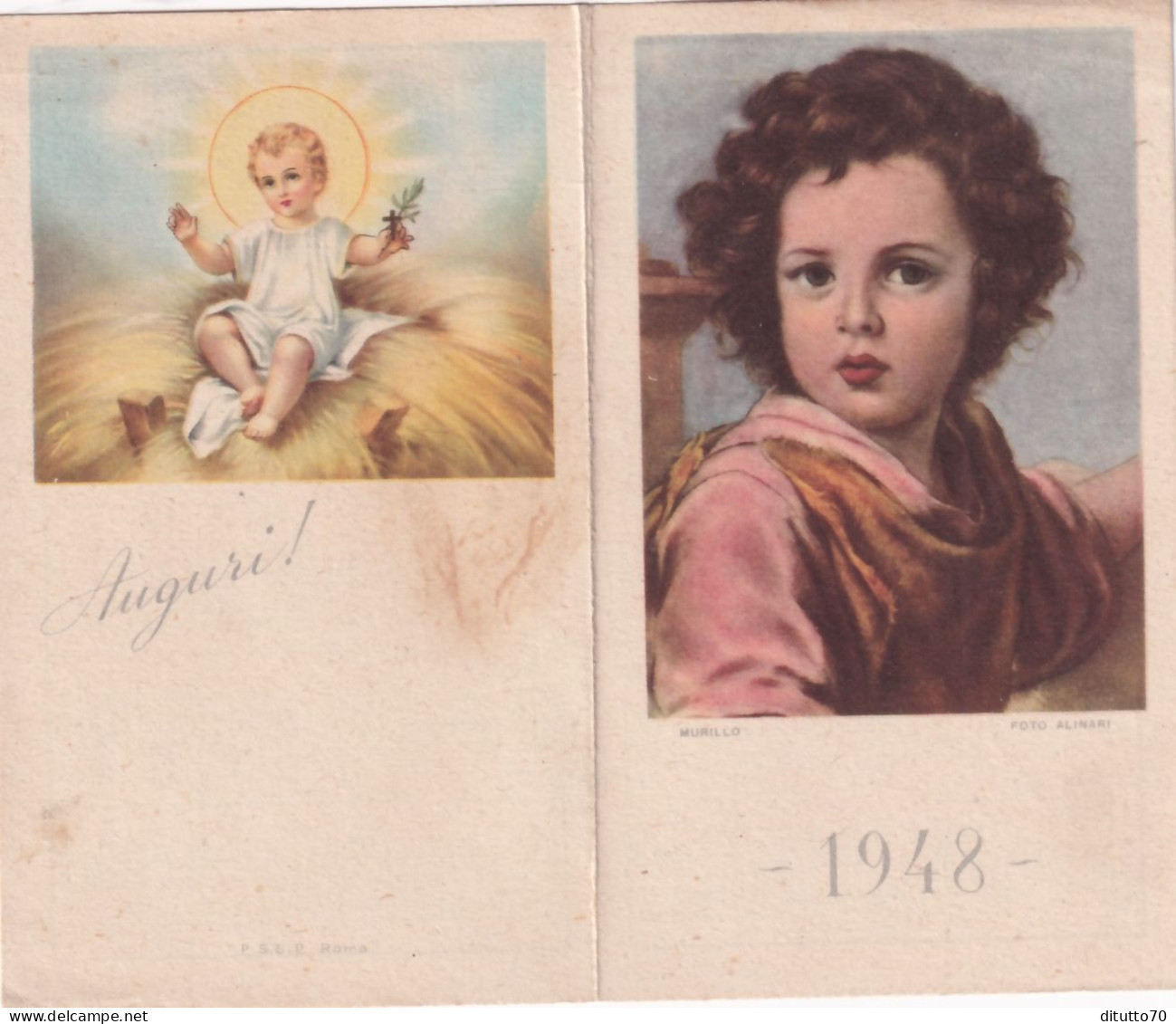 Calendarietto - Murillo - Alimari - Anno 1948 - Petit Format : 1941-60