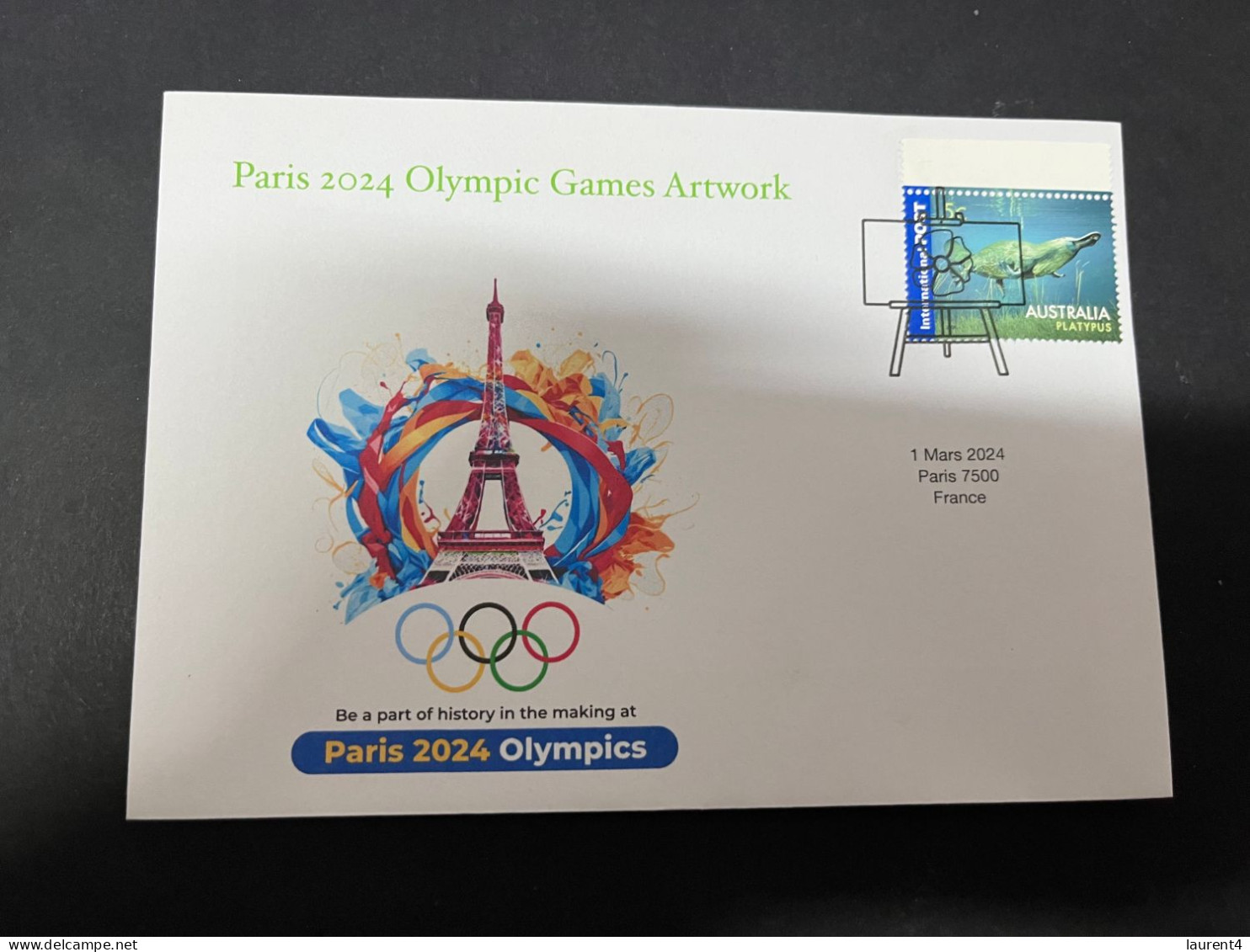 9-3-2024 (2 Y 33) Paris Olympic Games 2024 - 4 (of 12 Covers Series) For The Paris 2024 Olympic Games Artwork - Eté 2024 : Paris