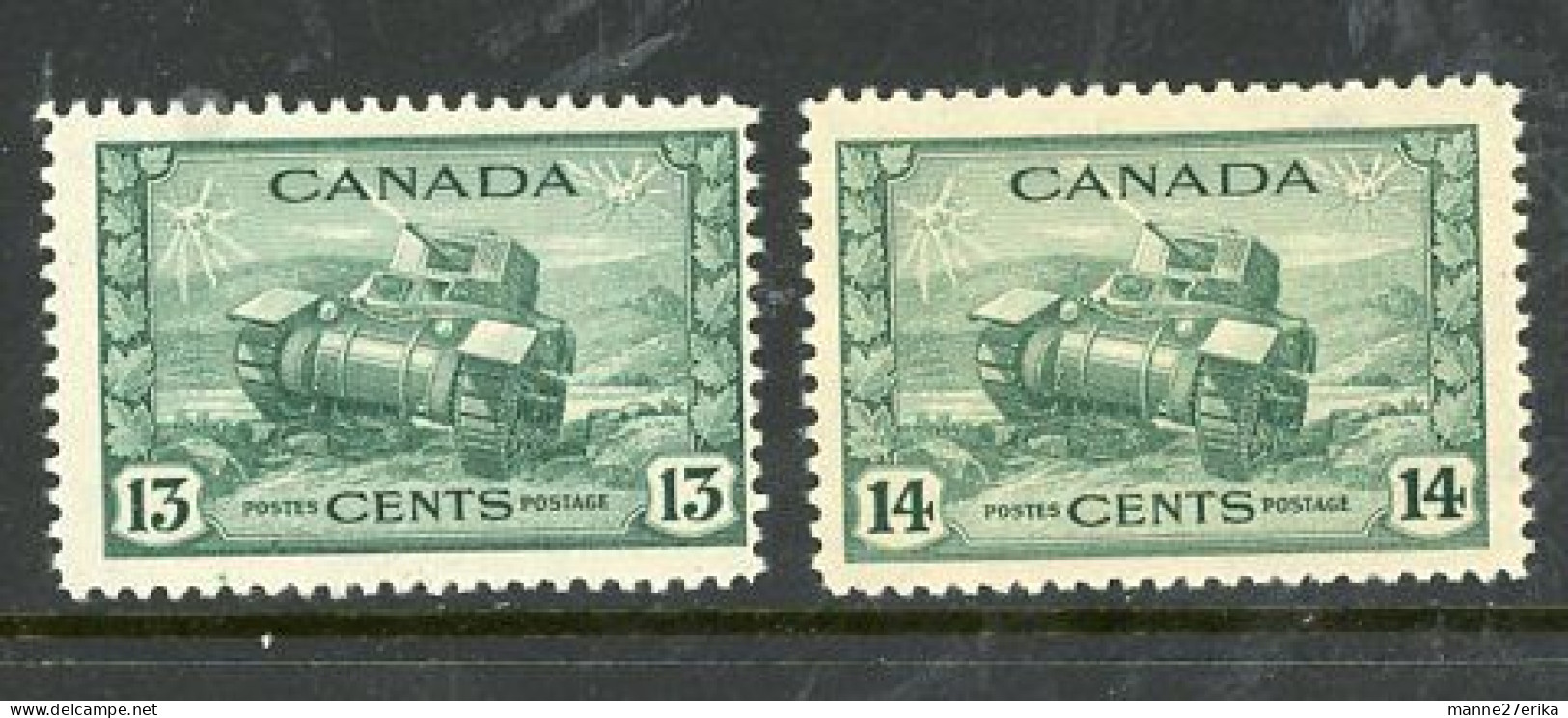 Canada MNH 1942 Ram Tank - Unused Stamps