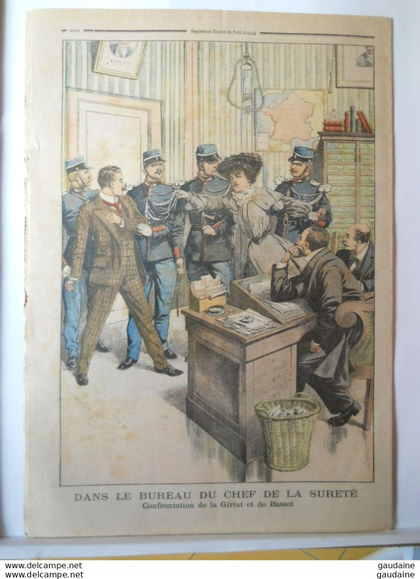 LE PETIT JOURNAL N°677 - 8 NOVEMBRE 1903 - LA COURSE DES MIDINETTES - DANS LE BUREAU DU CHEF DE LA SURETE POLICE - Le Petit Journal