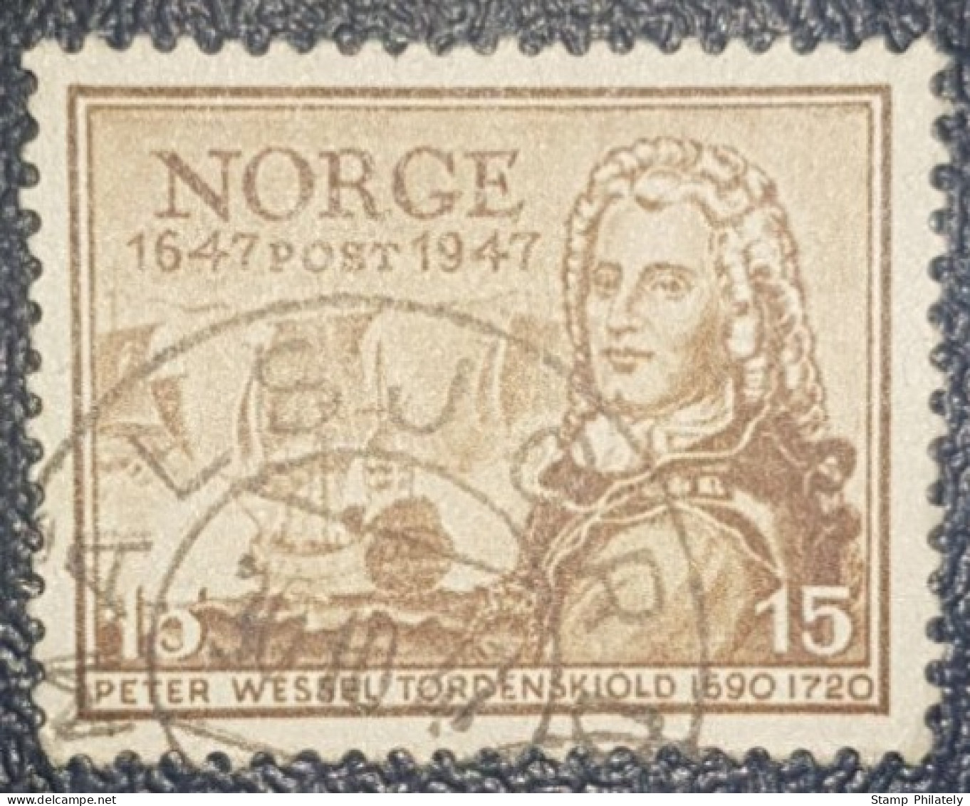 Norway Used Postmark Stamp 1947 Norwegian Mail Service - Used Stamps