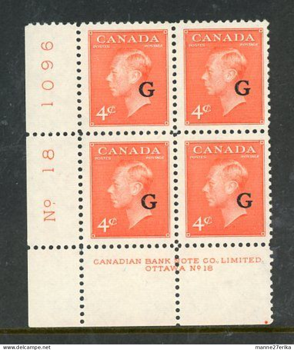 Canada MNH 1951-53 "Definitives" PB - Unused Stamps