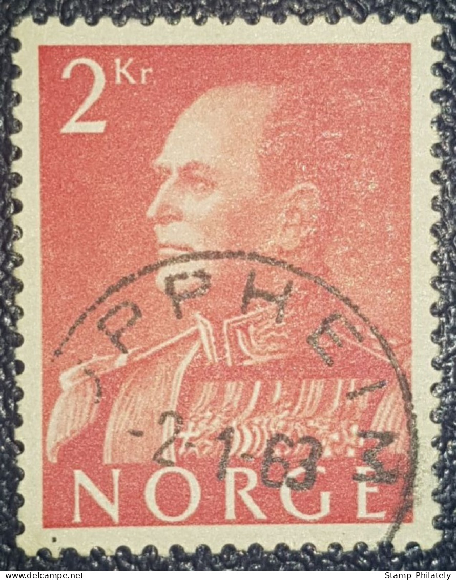 Norway 2Kr Used Postmark Stamp 1962 - Gebraucht