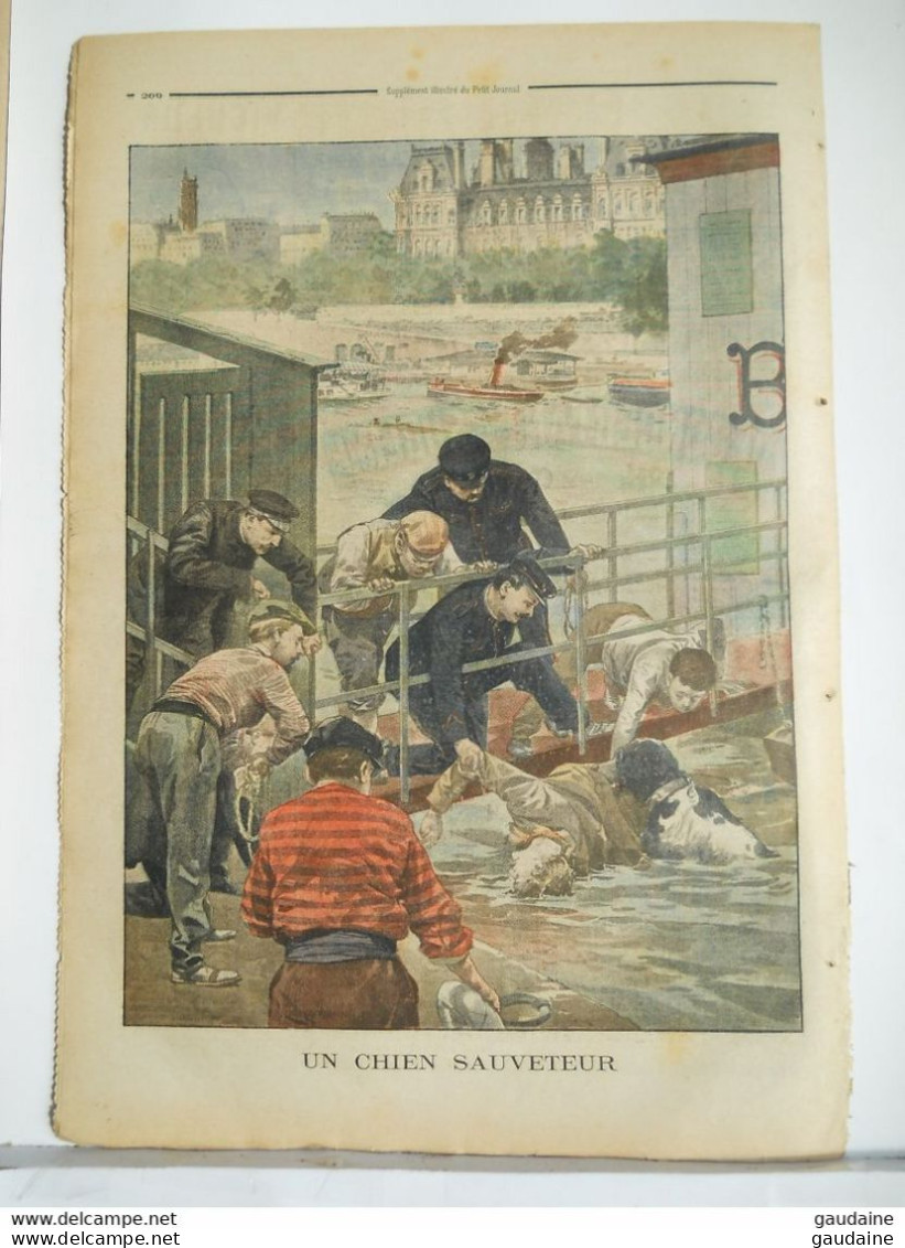 LE PETIT JOURNAL N° 605 - 22 JUIN 1902 - LA PAIX AVEC LES BOERS - UN CHIEN SAUVETEUR - Le Petit Journal