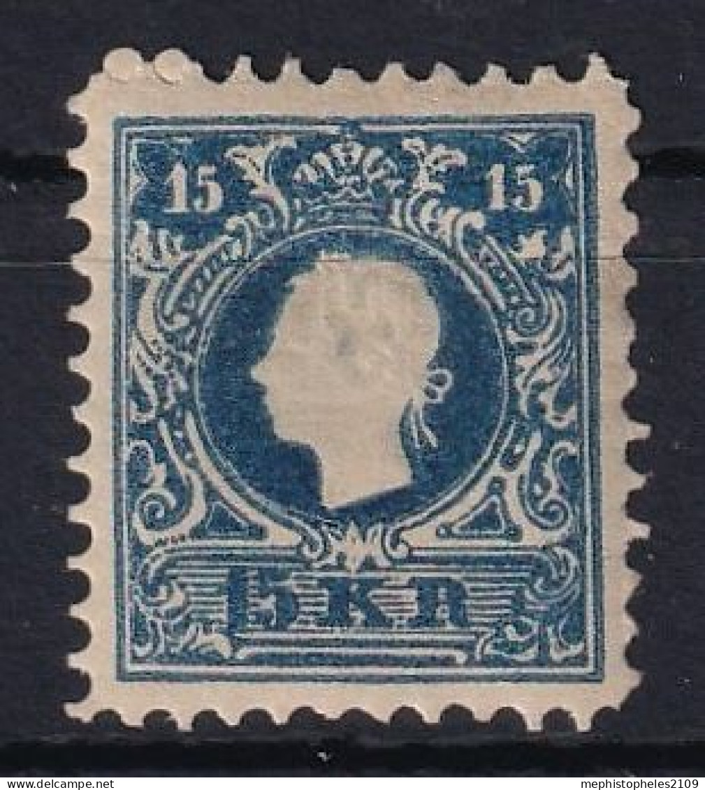 AUSTRIA 1858 - MLH - ANK 15N . 1870 - Neudrucke - Probe- Und Nachdrucke