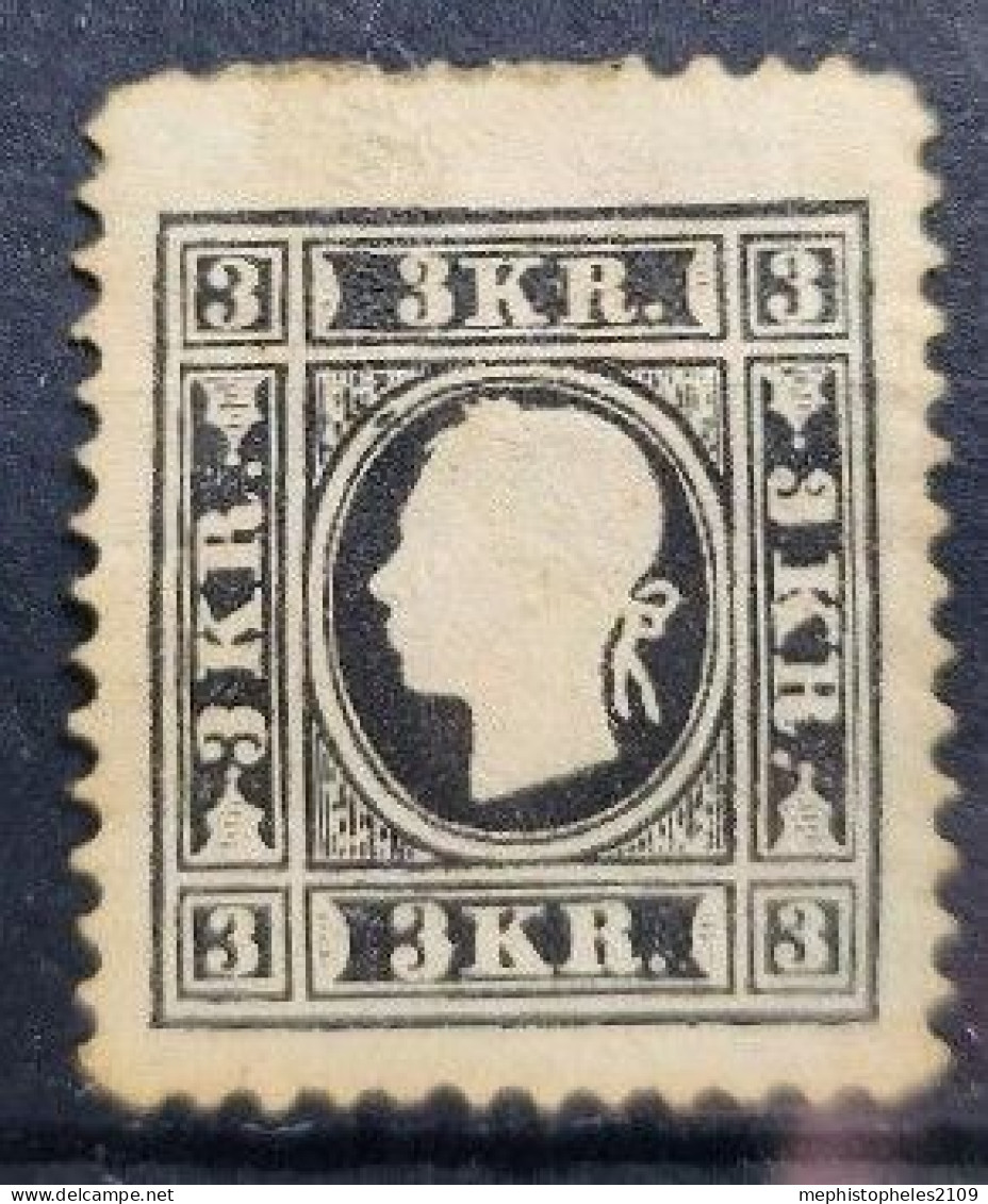 AUSTRIA 1858 - MLH - ANK 11N. 1866 - Neudruck - Proofs & Reprints