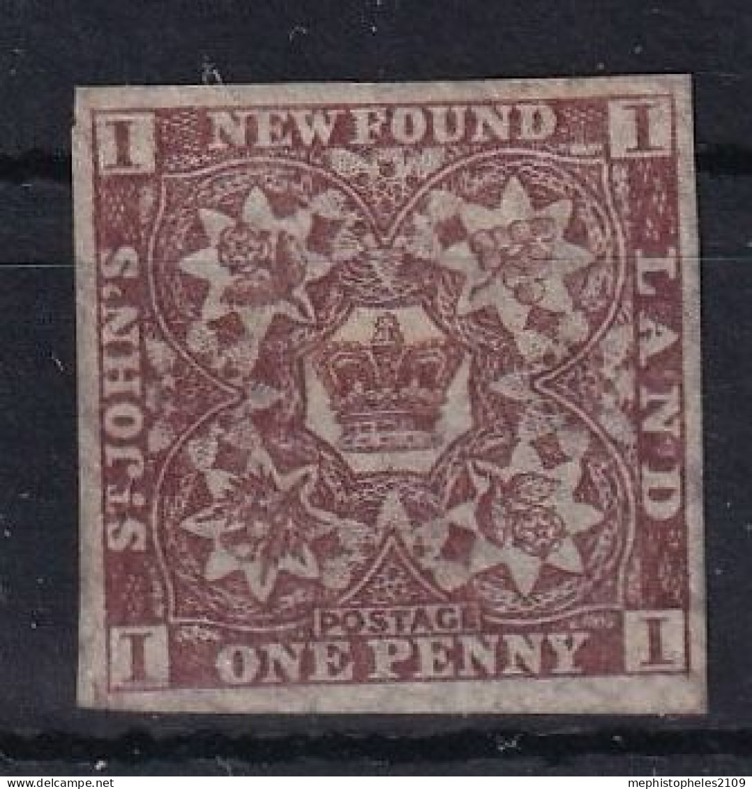 NEWFOUNDLAND 1857 - MLH - Sc# 1 - 1857-1861