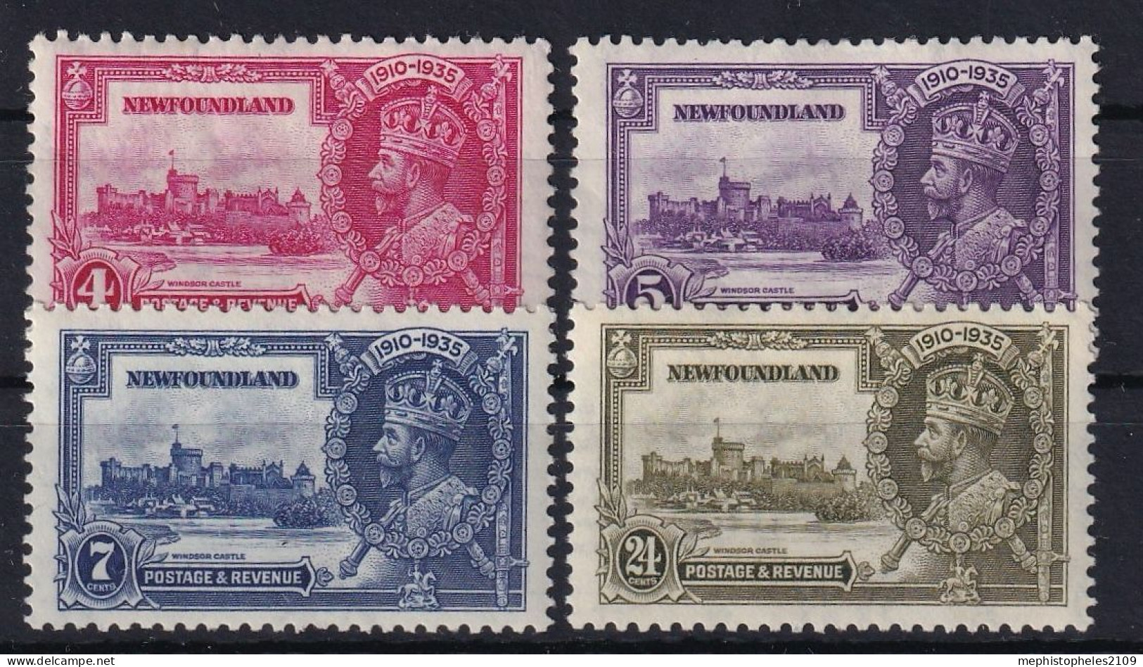 NEWFOUNDLAND 1935 - MNH - Sc# 226-229 - Complete Set! - 1908-1947