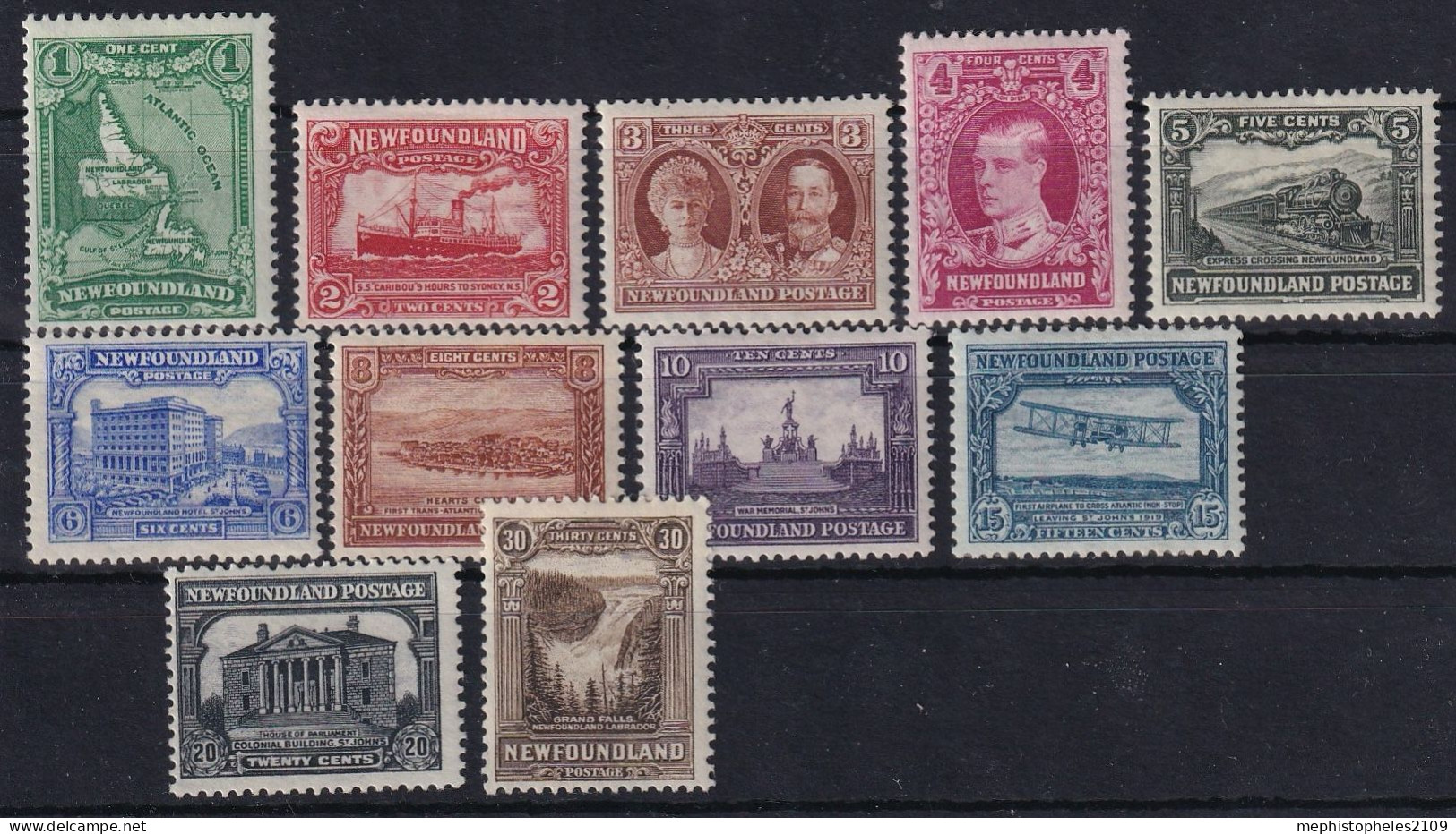 NEWFOUNDLAND 1931 - MNH - Sc# 172-182 - Complete Set! - 1908-1947