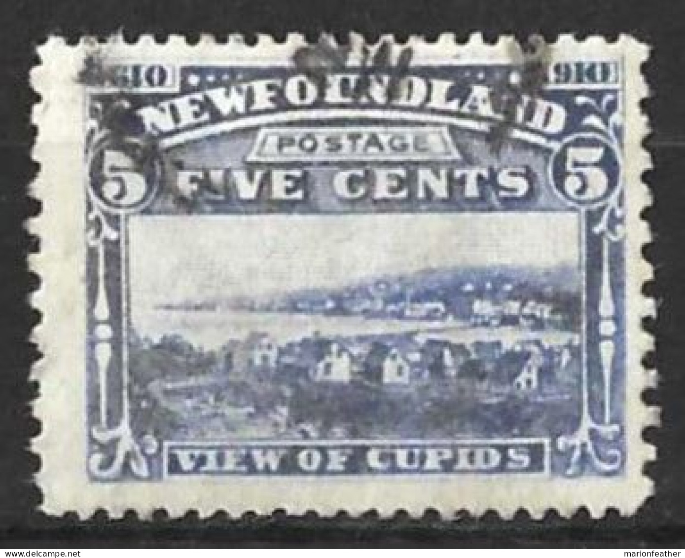 CANADA.." NEWFOUNDLAND."...KING EDWARD VII..(1901-10..)....." 1910.."....5c.......SG2108.....USED...... - Usati