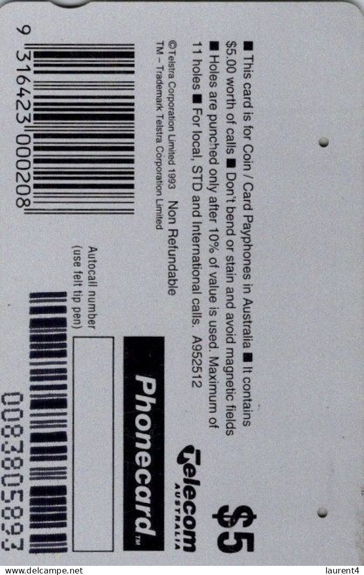 9-3-2024 (Phonecard) Change Of Phone Numbers In Melbourne With 9 - $ 5.00 - Phonecard - Carte De Téléphoone (1 Card) - Australie