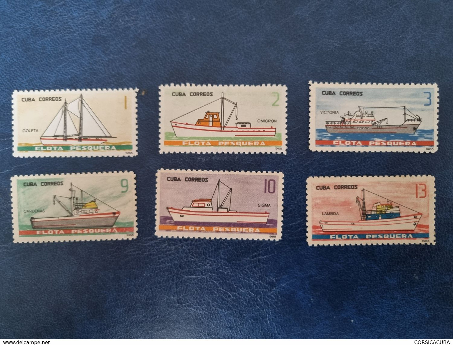 CUBA  NEUF  1965  FLOTA  PESQUERA  //  PARFAIT  ETAT // Sans Gomme - Unused Stamps